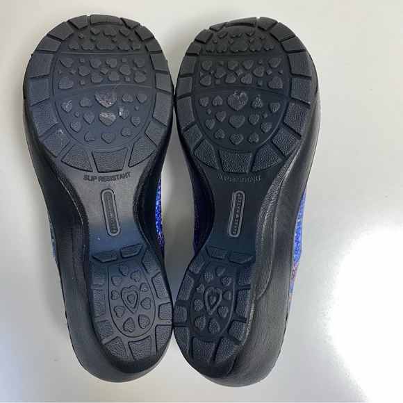 Nursemate Pillow Top Clogs Blue Size 8 - Picture 3 of 7